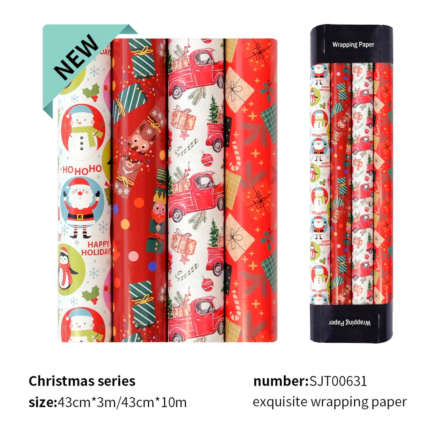 🔥49% OFF🎄Christmas Wrapping Paper for Holiday Gifts