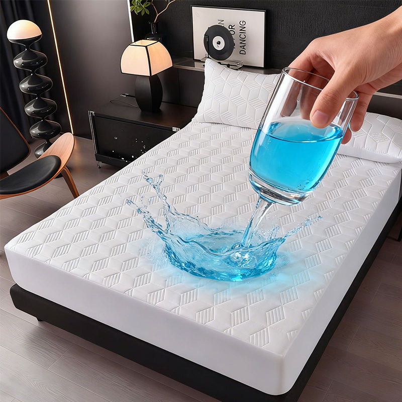 🛏️ LIMITED TIME 49% OFF! 💧 Waterproof Mattress Protector – Quilted, Breathable & Easy-Clean – Silent Protection & Secure Elastic Fit ✨