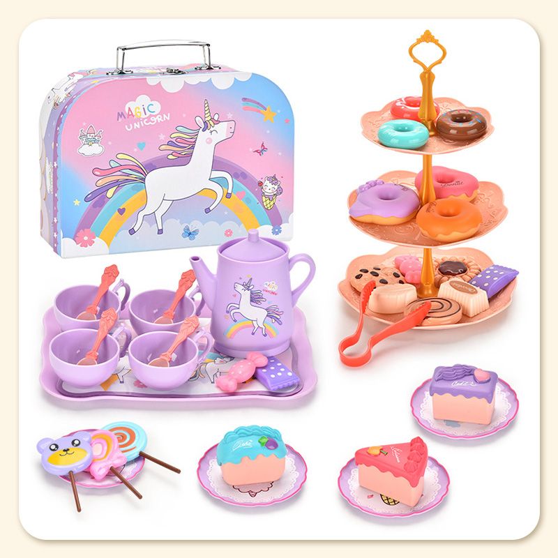⏳🔥LIMITED-TIME 49% OFF! ⏰Unicorn Castle Pretend Teapot Set – Kid‑safe, Portable, Imagination‑boosting ✨
