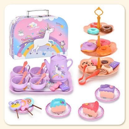 ⏳🔥LIMITED-TIME 49% OFF! ⏰Unicorn Castle Pretend Teapot Set – Kid‑safe, Portable, Imagination‑boosting ✨