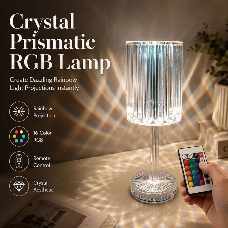 💎 LIMITED‑TIME 49% OFF! ✨ Touch Control Rose Crystal Lamp – Luxurious, Romantic, Gift‑worthy 🌙
