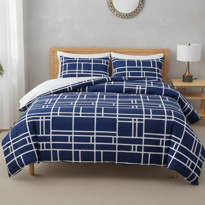 🏆LAST DAY 49% OFF🛏️Modern Minimalist Geometric Bedding Se