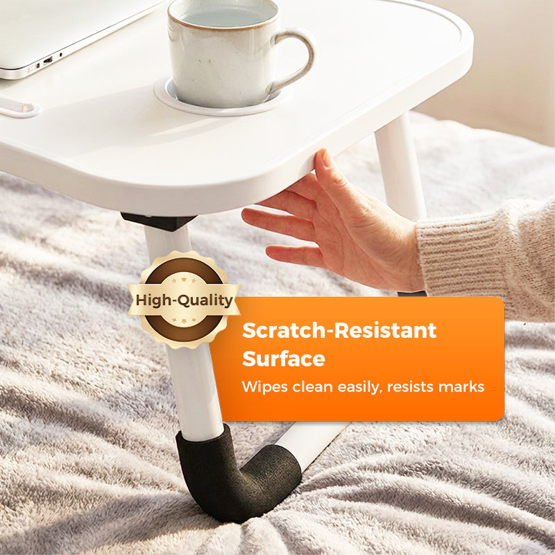 💻 49% OFF! 🛏️ Foldable Laptop Table – Cup holder, sturdy & lap-friendly ✨