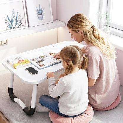 💻 49% OFF! 🛏️ Foldable Laptop Table – Cup holder, sturdy & lap-friendly ✨