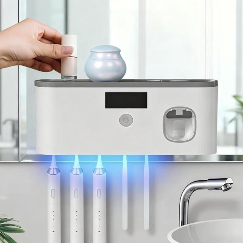 🦷 Hygienic UV Toothbrush Holder for Family
