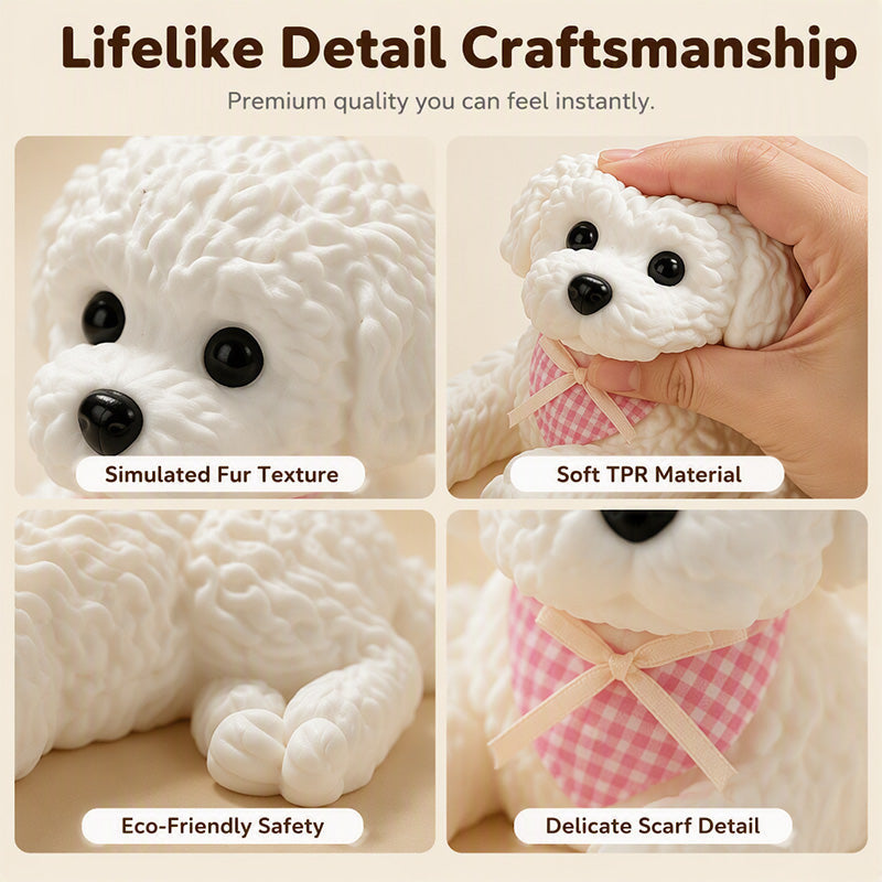 📢📢49% OFF !!⏰Cute Squishy Teddy Dog Stress Relief Toy