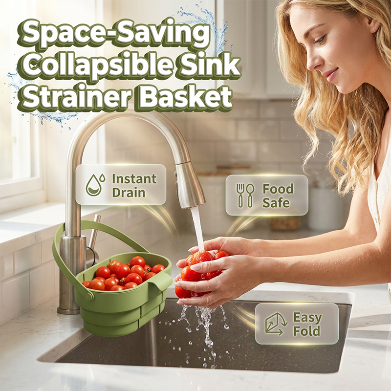 🏆LAST DAY 49% OFF🥦Collapsible Kitchen Sink Strainer Basket
