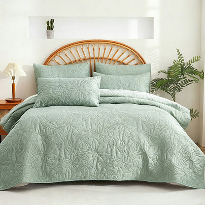 🛏️ Solid Color 100% Cotton Bedding 4-Piece Set