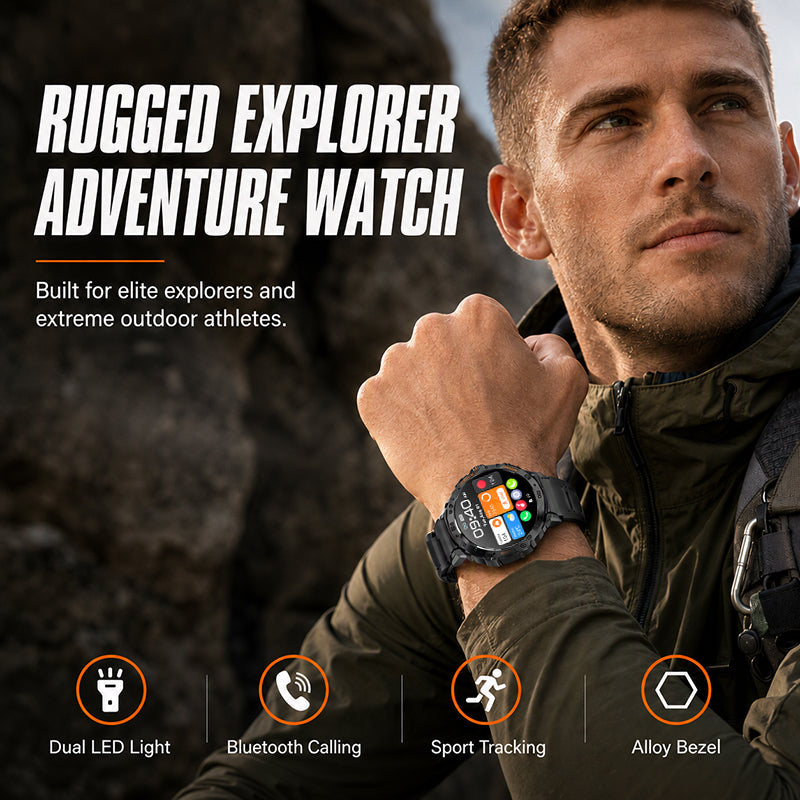 🏆LAST DAY 49% OFF⌚Multifunctional Outdoor Smartwatch for Sports and Fitness