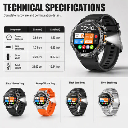 🏆LAST DAY 49% OFF⌚Multifunctional Outdoor Smartwatch for Sports and Fitness