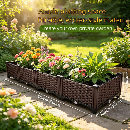 🌱 SAVE 49%! 🥬 Multifunctional Planting Box – Grow Veggies & Herbs Easily – Self-Watering, Reinforced PP & Sturdy Stable Design ✨