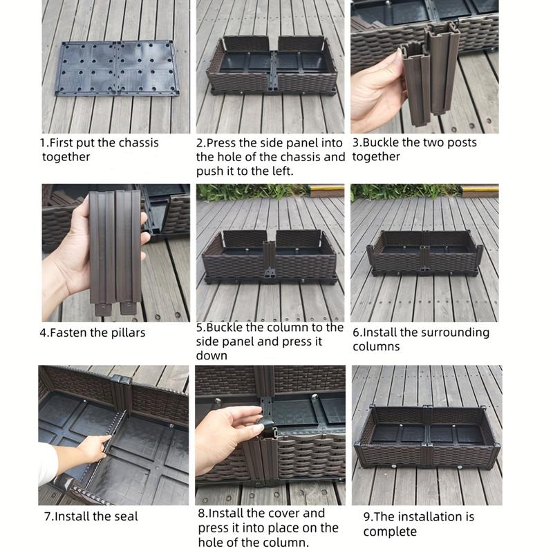 🌱 SAVE 49%! 🥬 Multifunctional Planting Box – Grow Veggies & Herbs Easily – Self-Watering, Reinforced PP & Sturdy Stable Design ✨