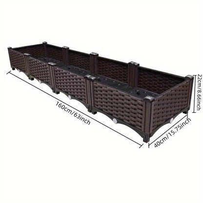 🌱 SAVE 49%! 🥬 Multifunctional Planting Box – Grow Veggies & Herbs Easily – Self-Watering, Reinforced PP & Sturdy Stable Design ✨
