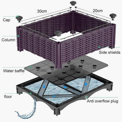 🌱 SAVE 49%! 🥬 Multifunctional Planting Box – Grow Veggies & Herbs Easily – Self-Watering, Reinforced PP & Sturdy Stable Design ✨