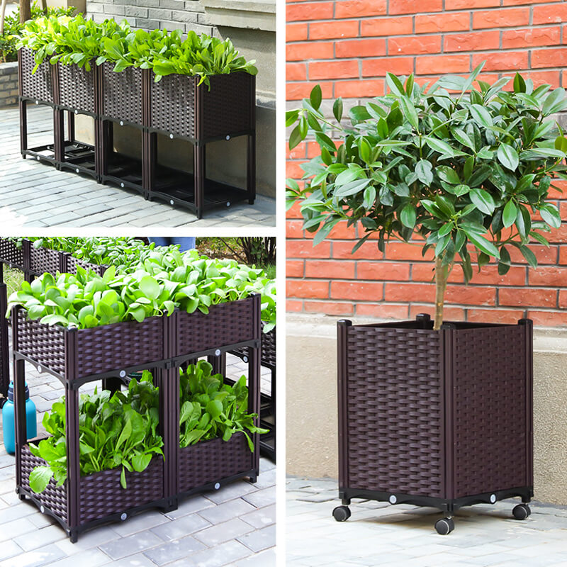 🌱 SAVE 49%! 🥬 Multifunctional Planting Box – Grow Veggies & Herbs Easily – Self-Watering, Reinforced PP & Sturdy Stable Design ✨