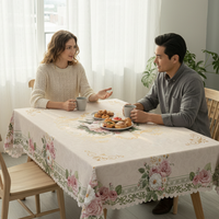 🌸 LIMITED TIME 49% OFF! 🍽️ Waterproof Floral Print Tablecloth for Dining & Parties – Stain-Resistant, HD Printing & Durable Polyester – Elegant & Easy Care ✨