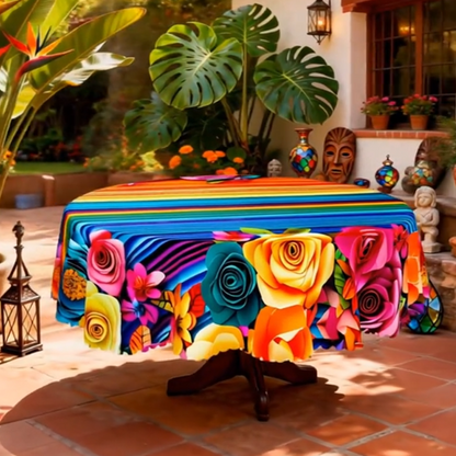 🌸 LIMITED TIME 49% OFF! 🍽️ Waterproof Floral Print Tablecloth for Dining & Parties – Stain-Resistant, HD Printing & Durable Polyester – Elegant & Easy Care ✨