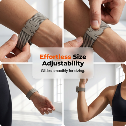 ⌚ 49% OFF NOW! 🛡️ Stainless Steel Mesh Watch Band – Breathable, Flexible Fit & Secure Clasp – Upgrade Your Smartwatch 🖤
