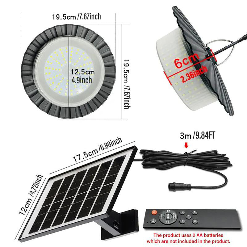 🎉 2026 Sale — Over 20,500 Sold!💡IP65 Waterproof Adjustable‑Brightness Solar Pendant Light Set ✨