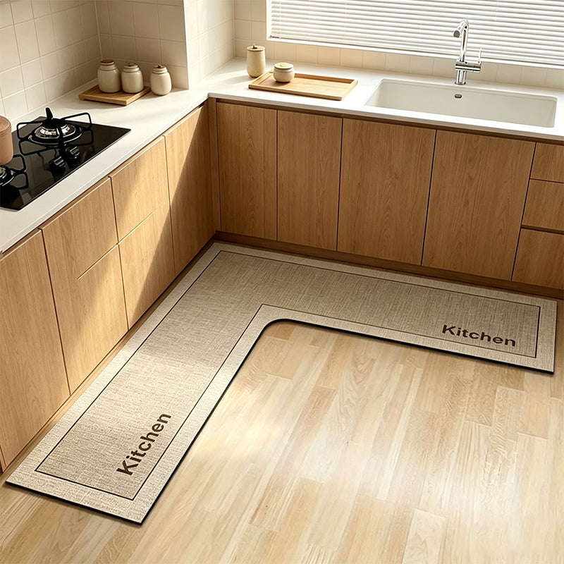 🎉2026 Sale Over 17,000 Sold! 🔥49% OFF! 🧊💧 Stop slipping on wet kitchen floors — this L-shaped mat absorbs water and oil fast, stays put, and cushions your feet while you cook. 🏠
