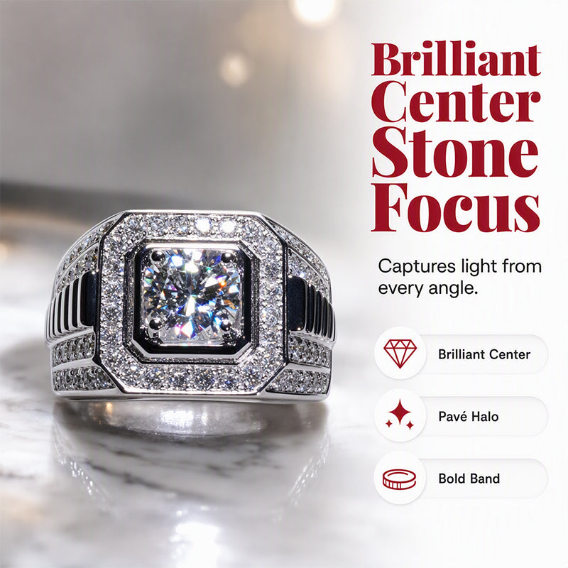 🎁2026 New Arrivals 49% OFF💥Elegant Sparkly Square Halo Ring