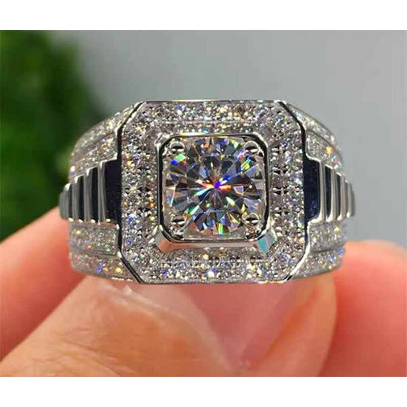 🎁2026 New Arrivals 49% OFF💥Elegant Sparkly Square Halo Ring