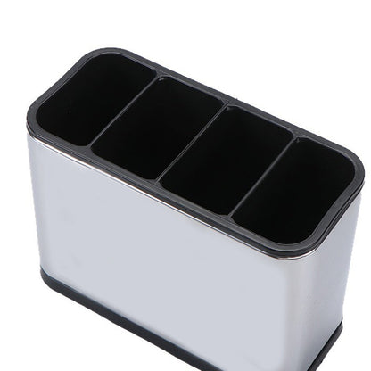 🍴 LIMITED‑TIME 49% OFF! ⚡ Space‑Saving Stainless Steel Kitchen Utensil Holder – Tidy, Drainable, Compact ✨