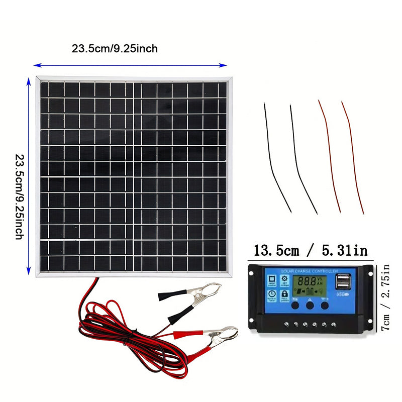 ⏳Time-Limited Special⏰Portable Waterproof Solar Panel Kit