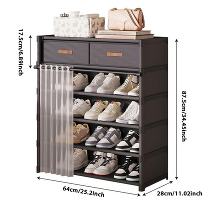 👟 Save 49%! 🏠 Multi‑Layer Shoe Rack – Dustproof & space‑saving ✨