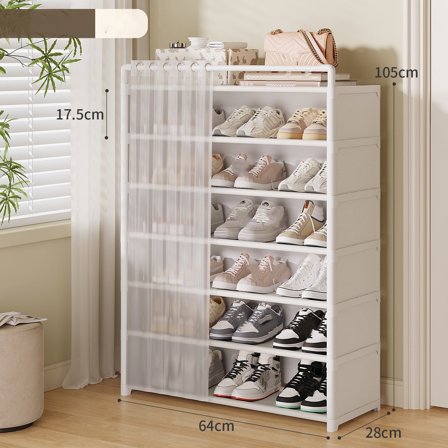 👟 Save 49%! 🏠 Multi‑Layer Shoe Rack – Dustproof & space‑saving ✨