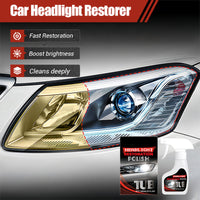 ⏳🔥LIMITED-TIME 49% OFF! ⏰180ml Professional Car Headlight Restorer with Sponge💡