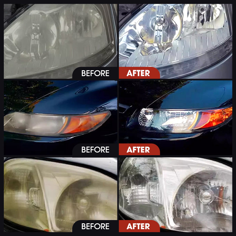 ⏳🔥LIMITED-TIME 49% OFF! ⏰180ml Professional Car Headlight Restorer with Sponge💡