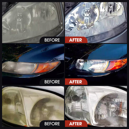 ⏳🔥LIMITED-TIME 49% OFF! ⏰180ml Professional Car Headlight Restorer with Sponge💡