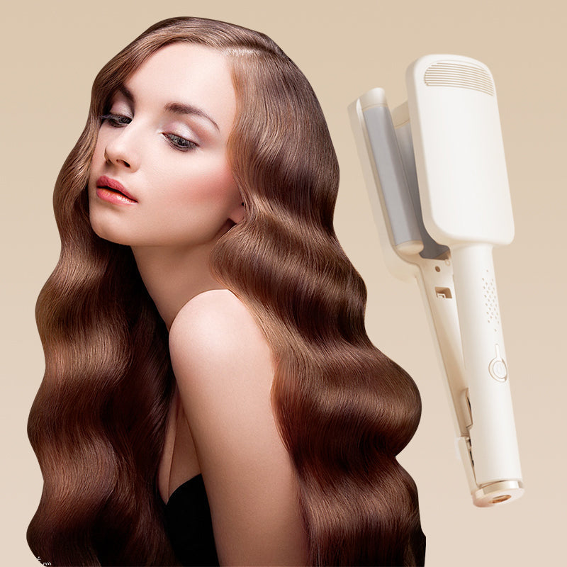 💈 LIMITED-TIME 49% OFF! 💐 Wavy Curling Iron – Salon shine & heat protection ✨