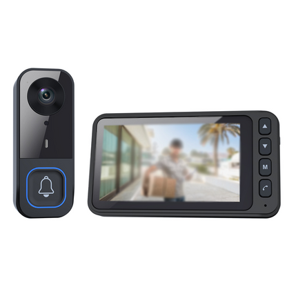 🚪 LIMITED‑TIME 49% OFF! ⚡ Wireless Video Doorbell with Screen Monitor – No‑WiFi, 1080P, Weather‑Resistant ✨