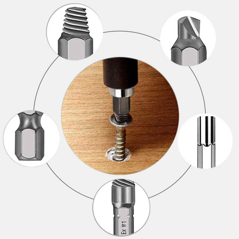 🔩 Save 49%! ⚡ 22PCS Screw Extractor Set – Alloy steel, removes rusted & stripped bolts ✨