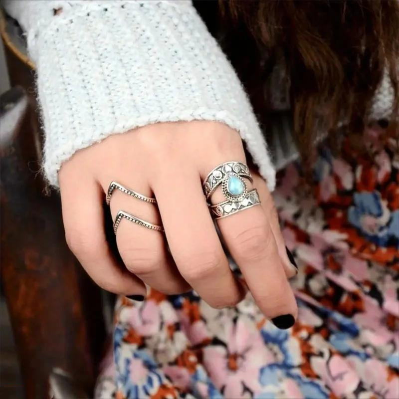 🌸 49% OFF NOW! 🌸Vintage Carved Teardrop Ring for Women💎