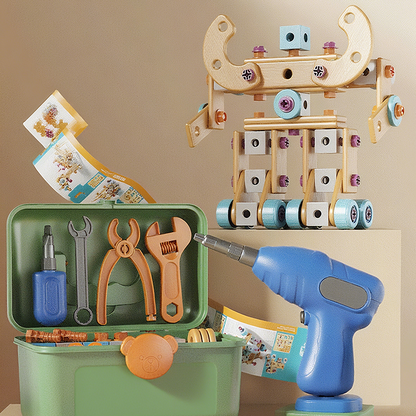 🧰✨ Children's Educational DIY Toy Tool Kit-Build More. Learn More. Play Creatively