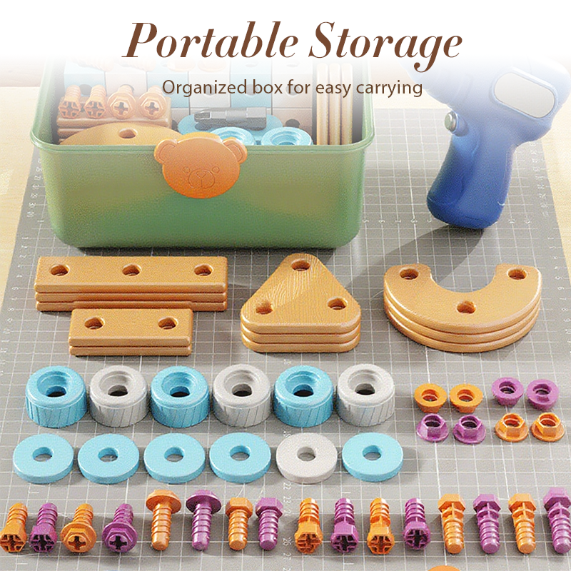 🧰✨ Children's Educational DIY Toy Tool Kit-Build More. Learn More. Play Creatively
