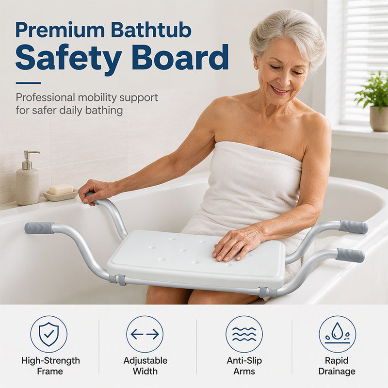 📢📢49% OFF !! ⏰Adjustable Non-Slip Bathtub Seat Board