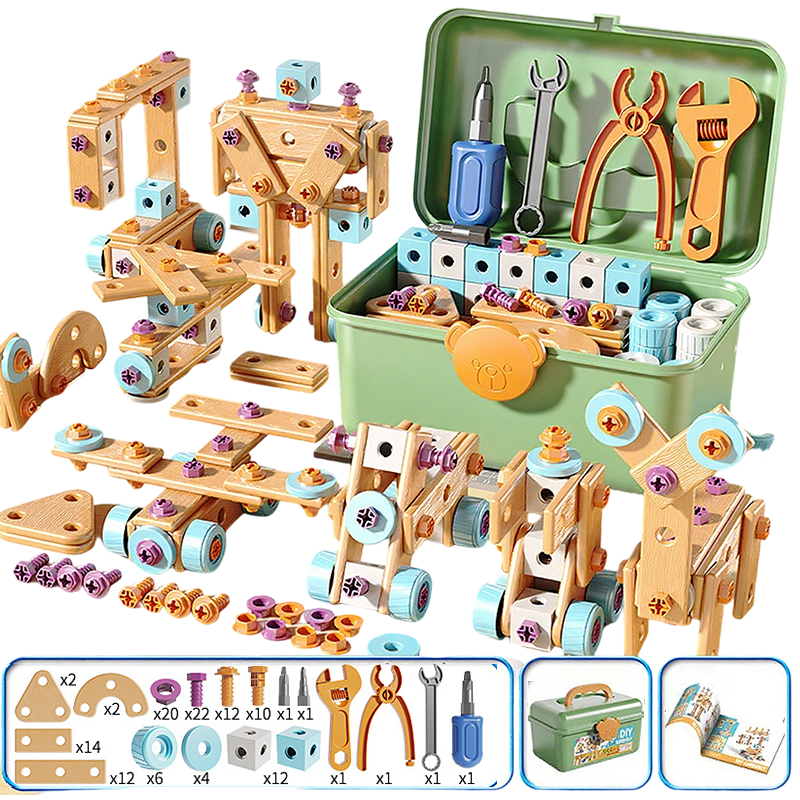🧰✨ Children's Educational DIY Toy Tool Kit-Build More. Learn More. Play Creatively