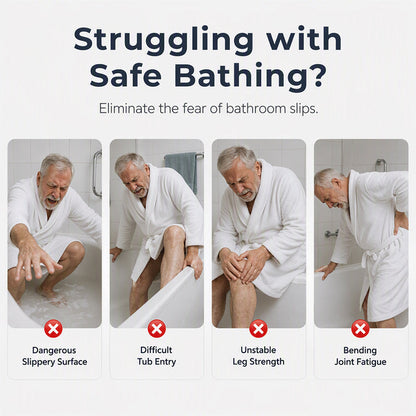 📢📢49% OFF !! ⏰Adjustable Non-Slip Bathtub Seat Board