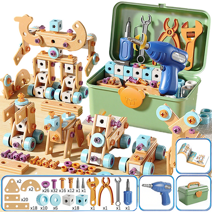 🧰✨ Children's Educational DIY Toy Tool Kit-Build More. Learn More. Play Creatively