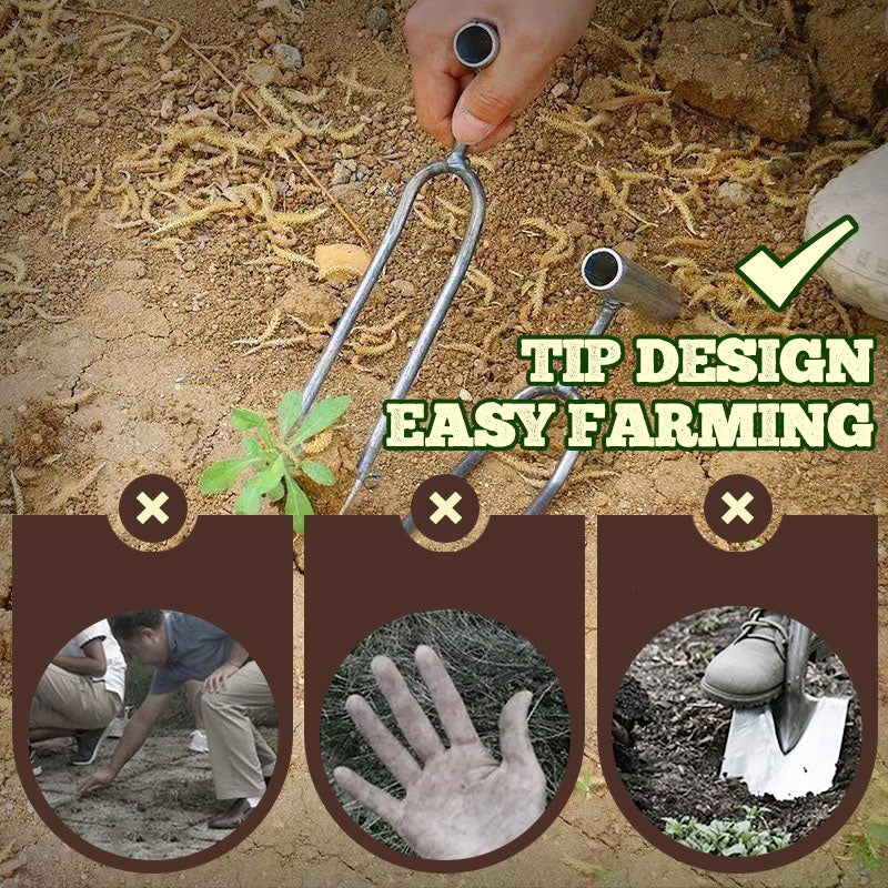 📢📢49% OFF !! ⏰Compact 2-Tooth Garden Weed Puller Tool