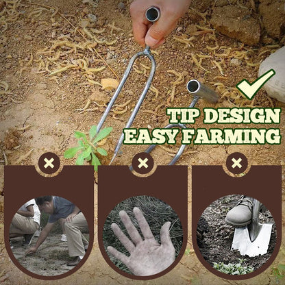 📢📢49% OFF !! ⏰Compact 2-Tooth Garden Weed Puller Tool
