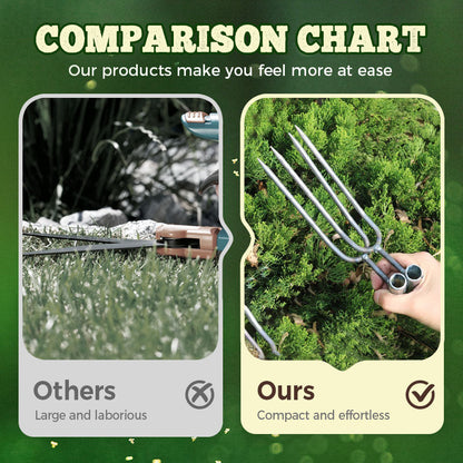 📢📢49% OFF !! ⏰Compact 2-Tooth Garden Weed Puller Tool