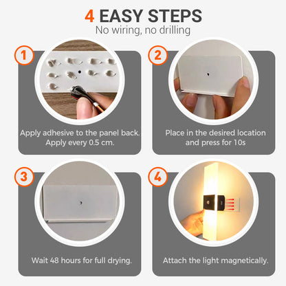 💡 Save 49%! 🔋 Motion Sensor Wall Sconce – Rechargeable, sleek & easy install ✨