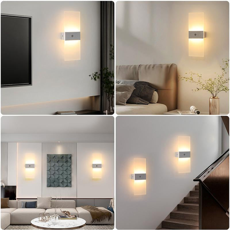 💡 Save 49%! 🔋 Motion Sensor Wall Sconce – Rechargeable, sleek & easy install ✨