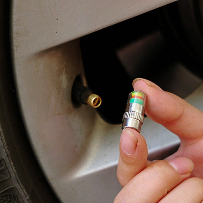 🚗 Green means good. Red means low. Tire pressure monitoring valve — check your tire health at a glance. 💚❤️