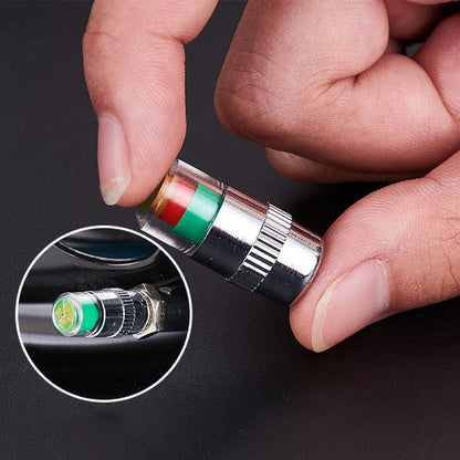 🚗 Green means good. Red means low. Tire pressure monitoring valve — check your tire health at a glance. 💚❤️